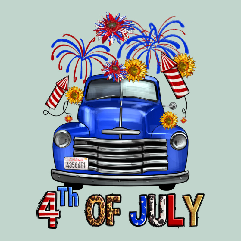 Western Fourth Of July Truck Zipper Hoodie by FaDigitalArtStudio | Teevron