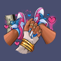 Pink And Blue Sneaker Girl Vintage Tee | Teevron