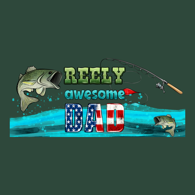 Reely Awesome Dad  Libbey Glass Zipper Hoodie by HRA Design Shop | Teevron