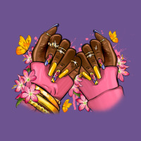 Pink Afro Nails Vintage Tee | Teevron
