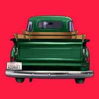 Western Green Truck Back View Zipper Hoodie | Teevron