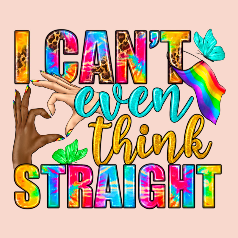 Lgbtq I Can't Even Think Straight Urban Hoodie by BundleAndBundleShop | Teevron