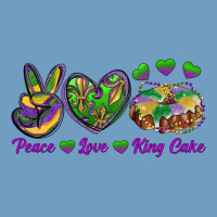 Peace Love King Cake Urban Heavy Tee | Teevron