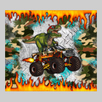 Monster Truck Dinosaur T Rex Tumbler Premium Tee | Teevron