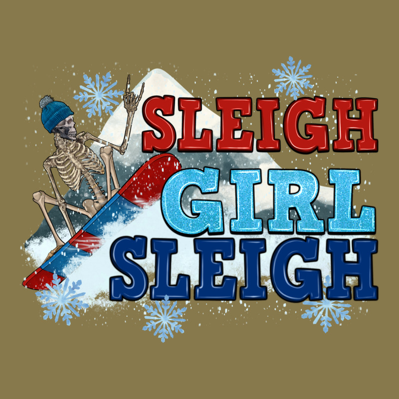 Winter Sleigh Girl Sleigh Premium Hoodie by NancyCooperArtShop | Teevron