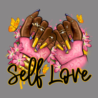Self Love Pink Afro Nails Vintage Tee | Teevron