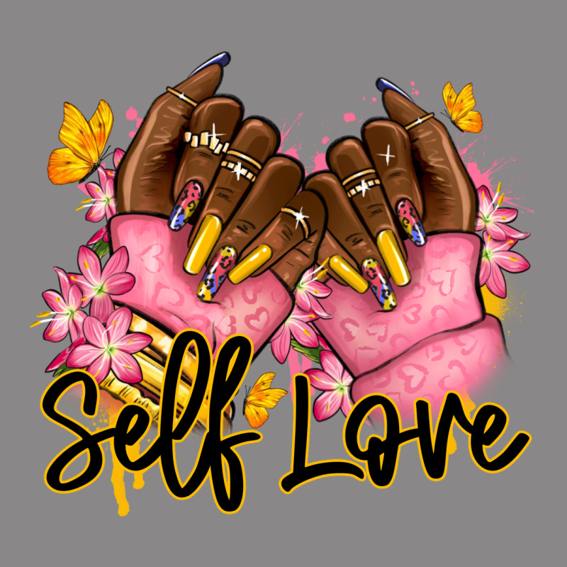 Self Love Pink Afro Nails Vintage Tee by RanaPortraitStore | Teevron