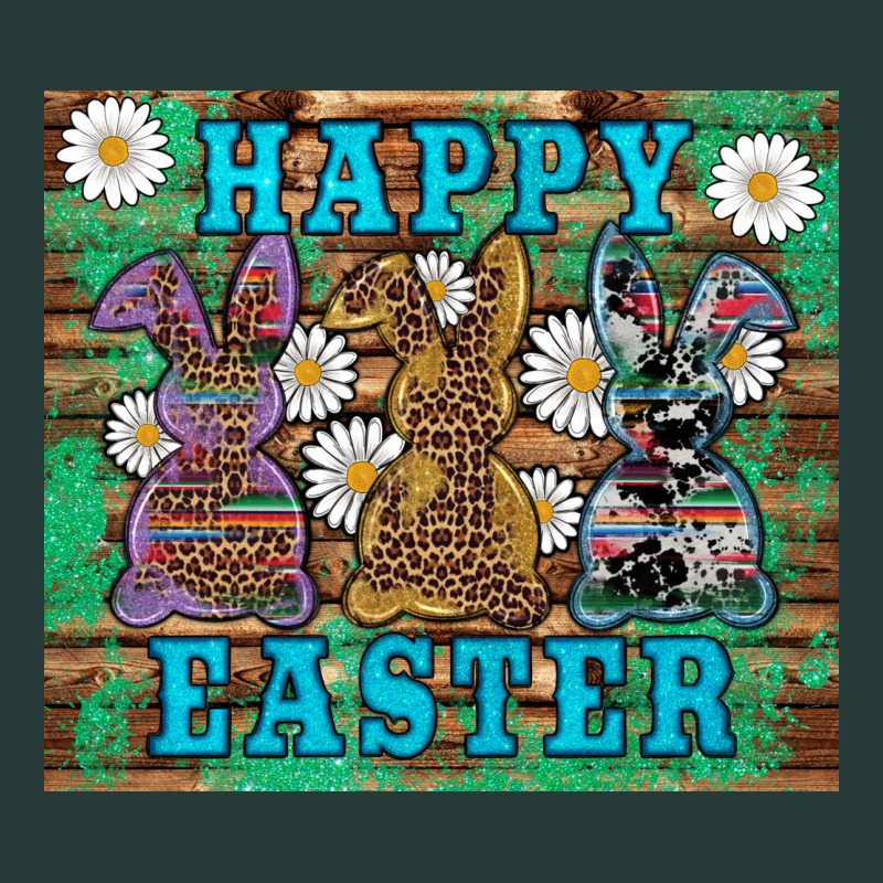 Easter Happy Easter Western Bunnies Daisies Premium Sweatshirt by Artiststas | Teevron