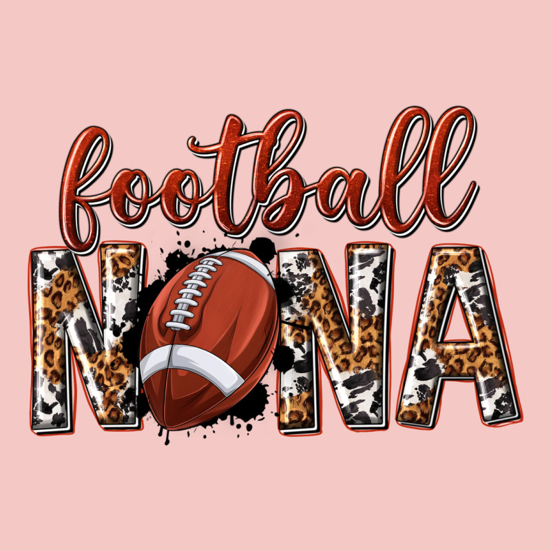 Football Nana With Leopard Urban Heavy Tee by texasbilliewilder | Teevron