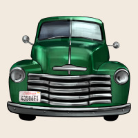 Western Green Truck Front View Zipper Hoodie | Teevron