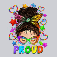 Lgbtq+ Messy Bun With Colorful Stars Urban Hoodie | Teevron