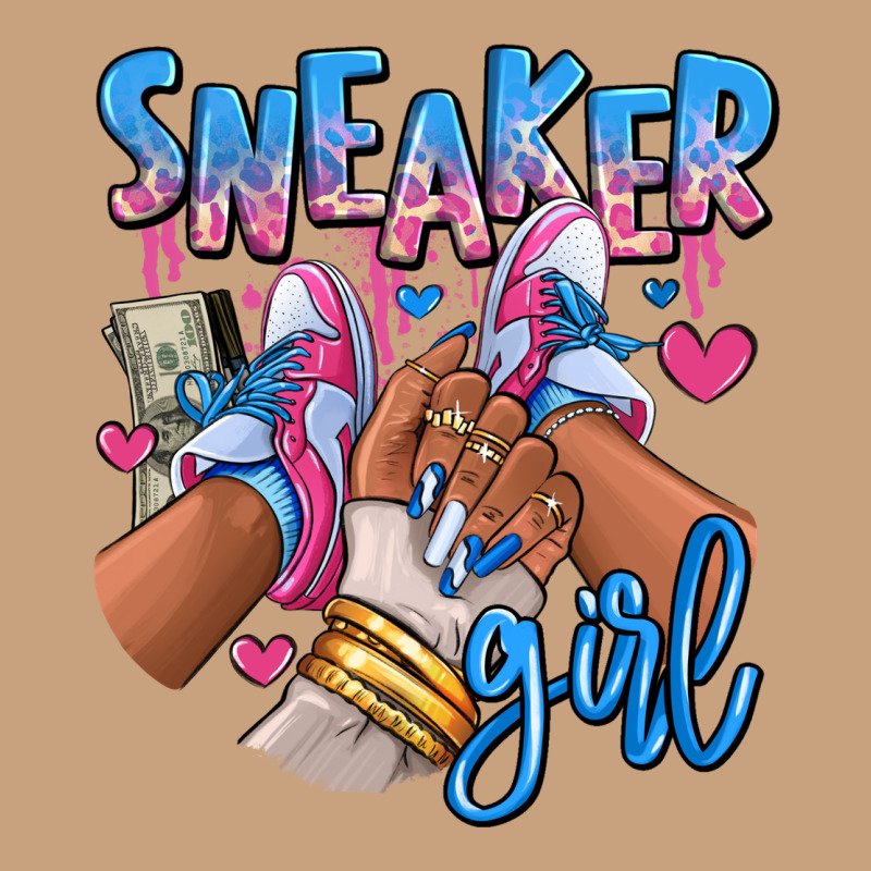 Sneaker Girl Afro Woman Vintage Tee by RanaPortraitStore | Teevron