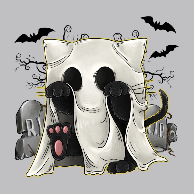 Ghost Cat Long Sleeve Tee by texasbilliewilder | Teevron