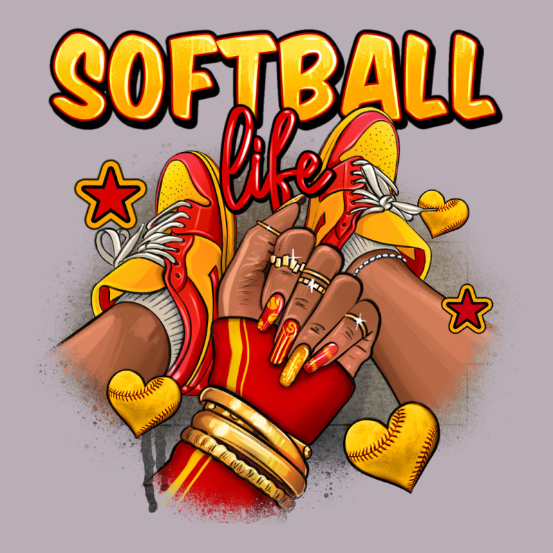 Softball Life Afro Girl Sneakers Vintage Tee by RanaPortraitStore | Teevron