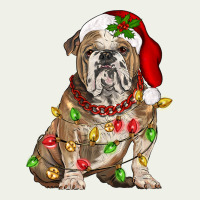 Christmas English Bulldog Urban Heavy Tee | Teevron