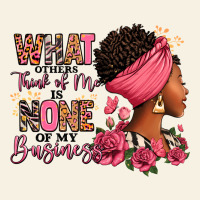 What Other Think Of Me Is None Of My Business Afro Vintage Tee | Teevron