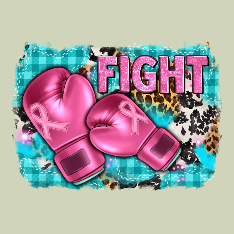 Fight With Boxing Gloves And Cancer Ribbon Heavyweight Hoodie by AdoDesignShop | Teevron