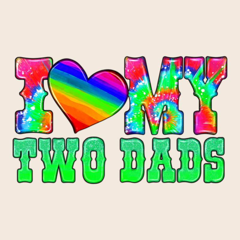 I Love My Two Dads Zipper Hoodie by HRA Design Shop | Teevron