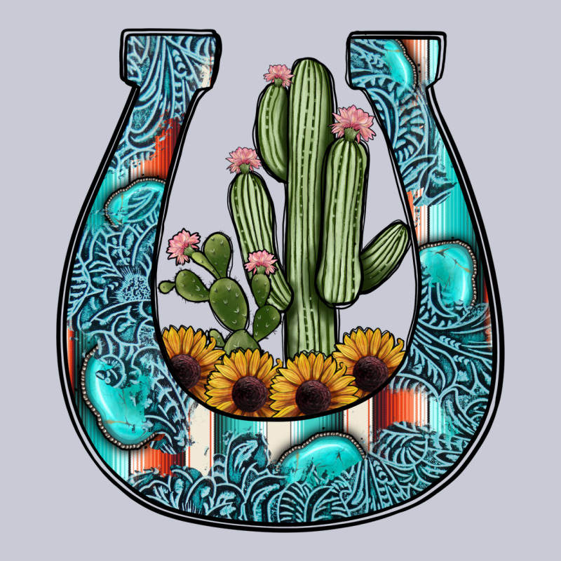 Cactus Horseshoe Heavyweight Hoodie by JahusDesignShop | Teevron