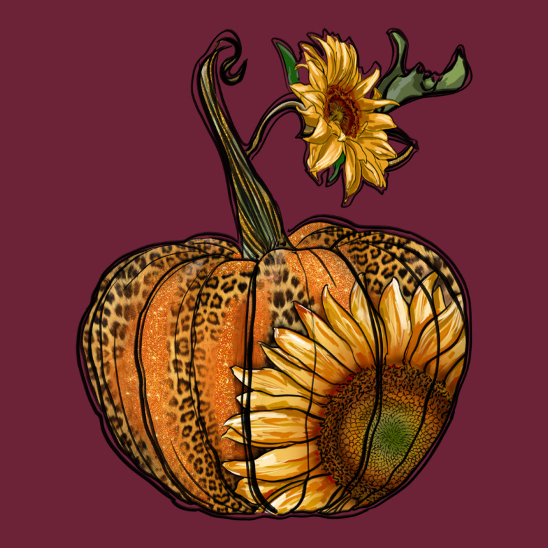 Pumpkin With Sunflower Long Sleeve Tee by RanaPortraitStore | Teevron