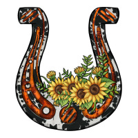 Horseshoe Sunflower Heavyweight Hoodie | Teevron