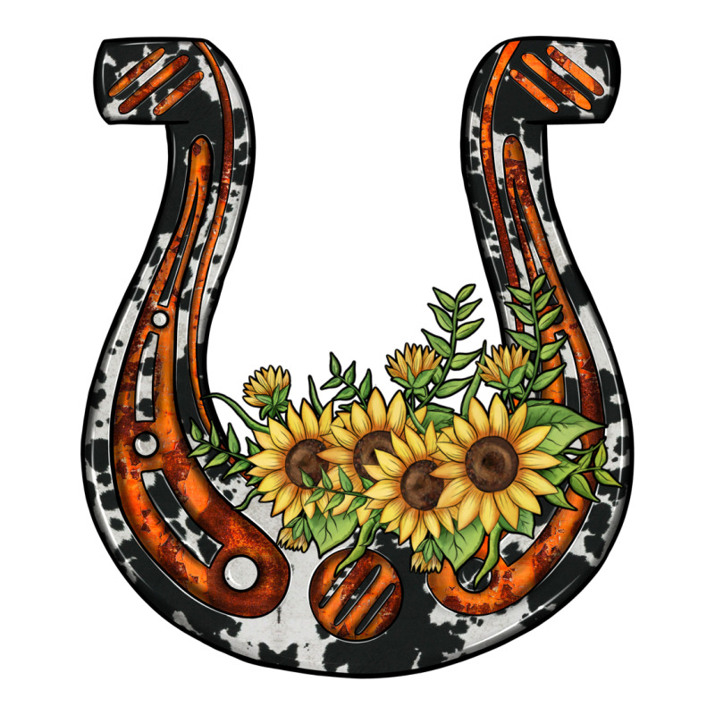 Horseshoe Sunflower Heavyweight Hoodie by JahusDesignShop | Teevron