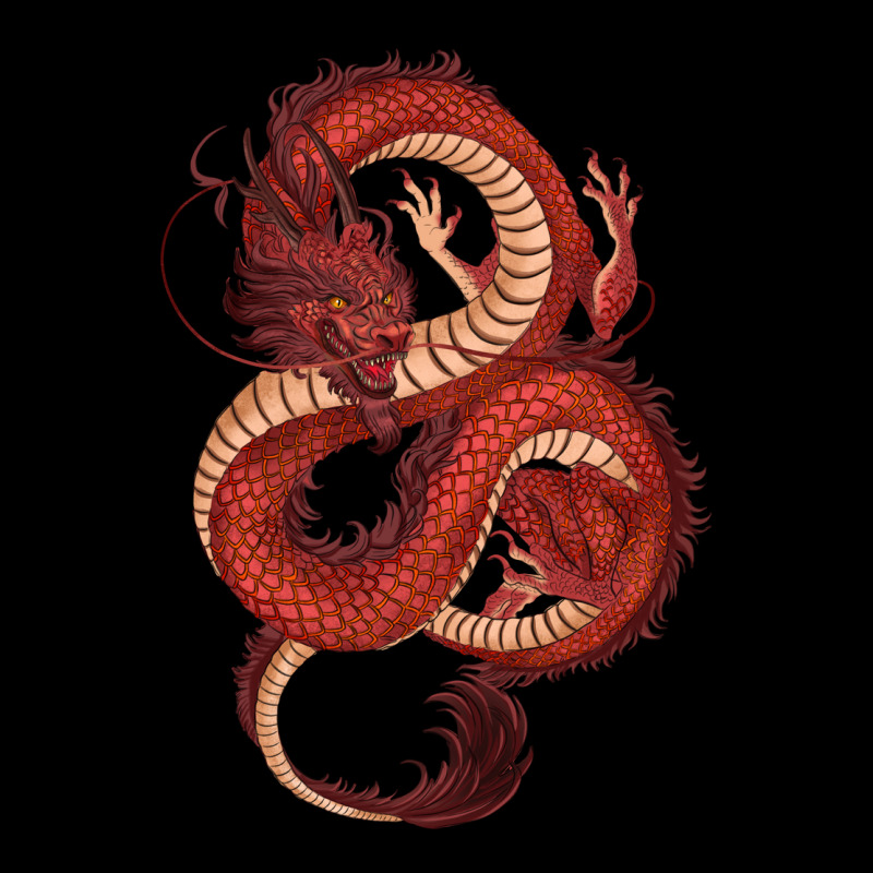 Red Dragon Urban Heavy Tee by RanaPortraitStore | Teevron