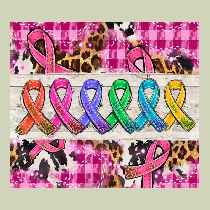 Western Colorfull Cancer Ribbon Heavyweight Hoodie by AdoDesignShop | Teevron