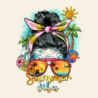 Summer Vibes Messy Bun Vintage Tee | Teevron