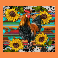 Western Coop Animals Rooster Sunflowers Cowhide Wooden Serape Glitter Premium Sweatshirt | Teevron