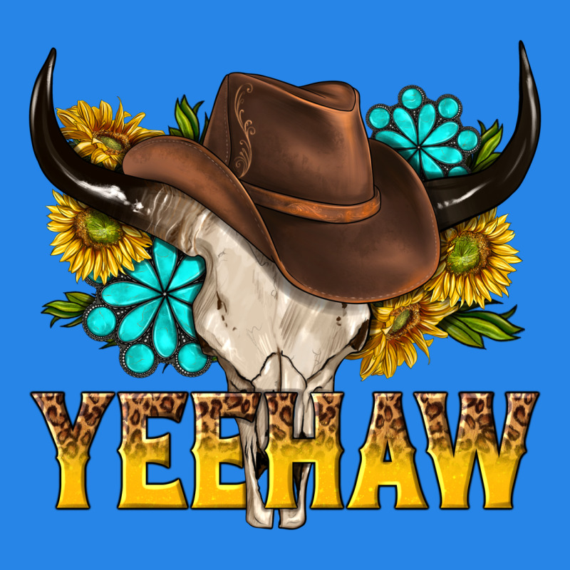 Yeehaw Bull Skull Premium Hoodie by NancyCooperArtShop | Teevron