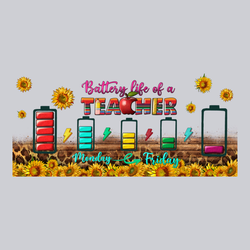 Battery Life Of A Teacher Libbey Glass Classic Tee by BundleAndBundleShop | Teevron