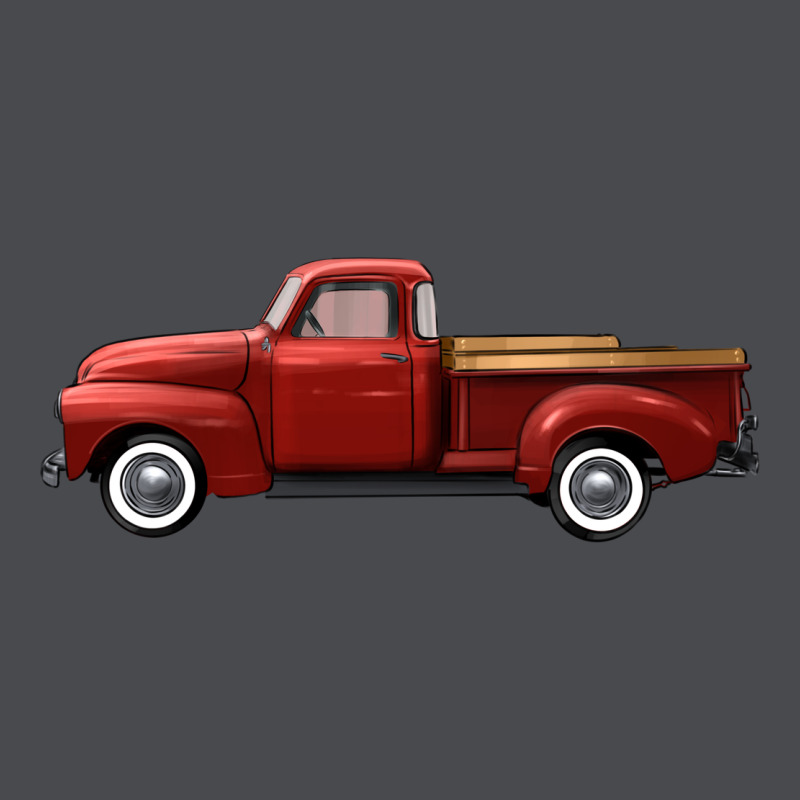 Western Red Truck Right Side View Zipper Hoodie by FaDigitalArtStudio | Teevron