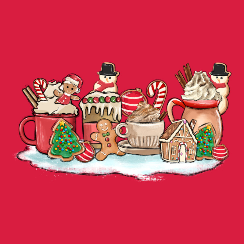 Christmas Cookie Coffe Cups Premium Hoodie by MaliasSmallBusiness | Teevron