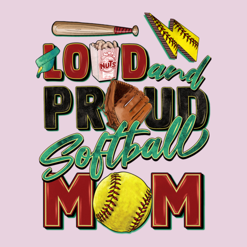 Loud And Proud Softball Mom Classic Tee by Zillion Design Studio | Teevron
