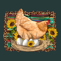 Western Farm Chicken Coop Animals Eggs Sunflowers Leopard Serape Woode Premium Sweatshirt | Teevron