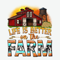 Life Is Better On The Farm With Barn Urban Heavy Tee | Teevron