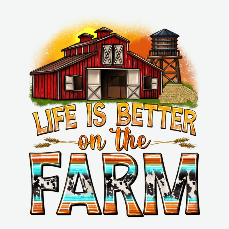 Life Is Better On The Farm With Barn Urban Heavy Tee by texasbilliewilder | Teevron