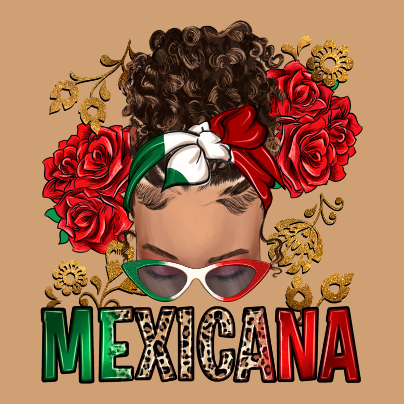 Mexicana Latina Messy Bun Vintage Tee by RanaPortraitStore | Teevron