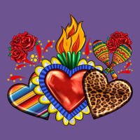 Sacred Heart With Leopard And Serape Heart Vintage Tee | Teevron