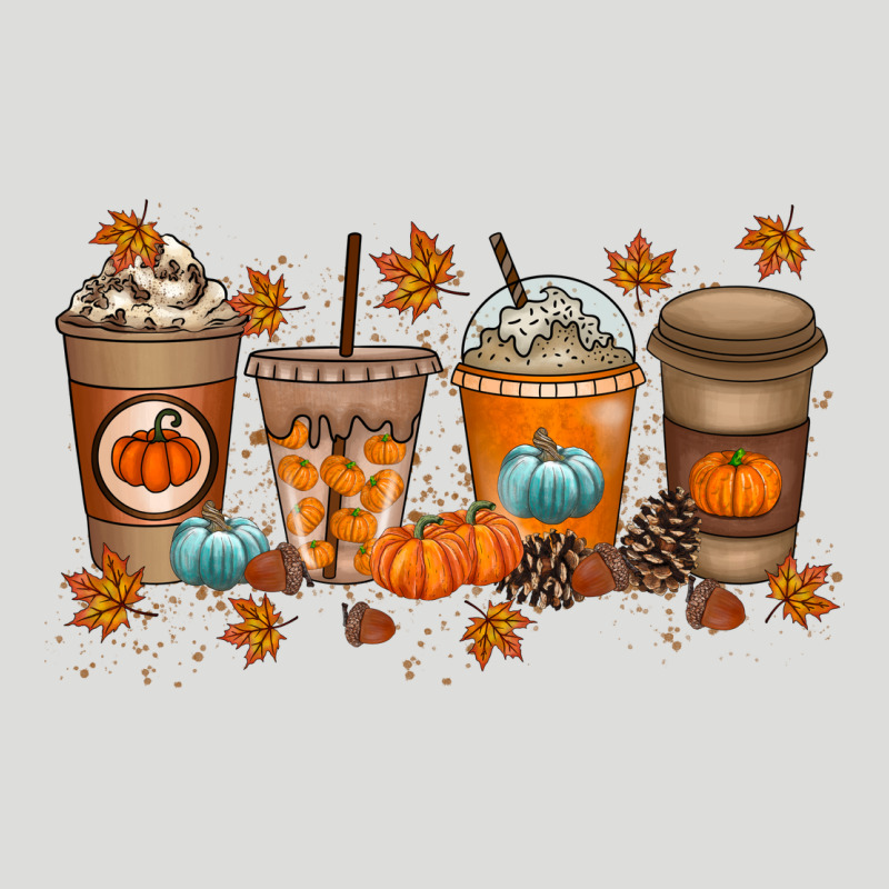 Fall Coffee Drink Zipper Hoodie by RacoonDesign | Teevron