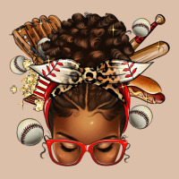 Baseball Afro Messy Bun Urban Heavy Tee | Teevron