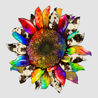 Tie Dye Sunflower With Cowhide Premium Sweatshirt | Teevron