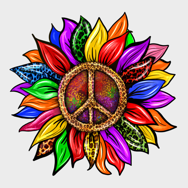 Pride Lgbtq+ Sunflower With Peace Urban Hoodie by BundleAndBundleShop | Teevron