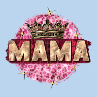 Mama With Round Leopard Classic Tee | Teevron