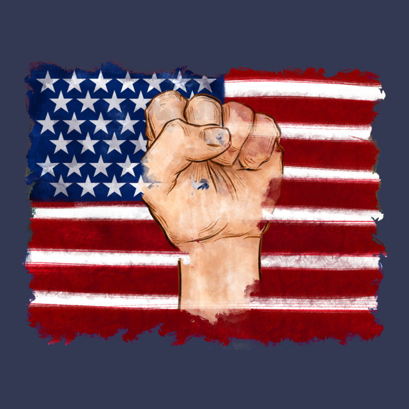 American Flag With Hand Heavyweight Hoodie by Artiststas | Teevron