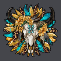 Bull Skull With Sunflower Long Sleeve Tee | Teevron