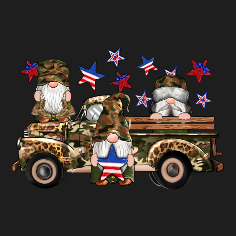 Camouflage Gnomes American Flag Star Truck Heavyweight Hoodie by Artiststas | Teevron