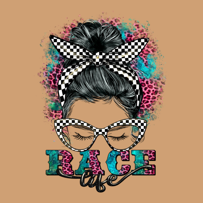 Race Life  Messy Bun Vintage Tee by BarkalooDesign | Teevron