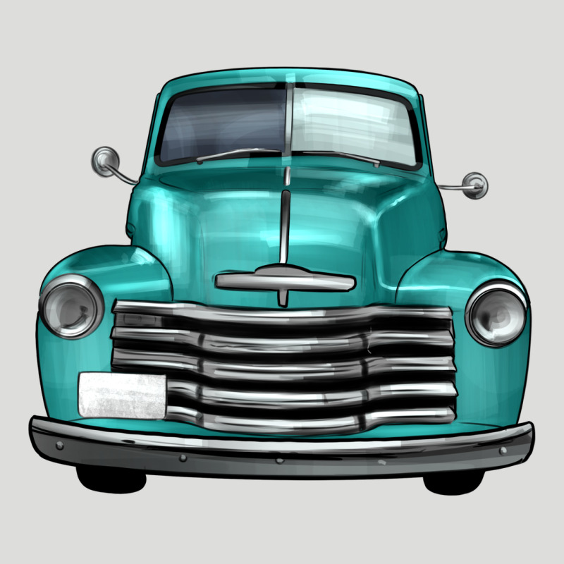 Western Truck Front View Zipper Hoodie by FaDigitalArtStudio | Teevron